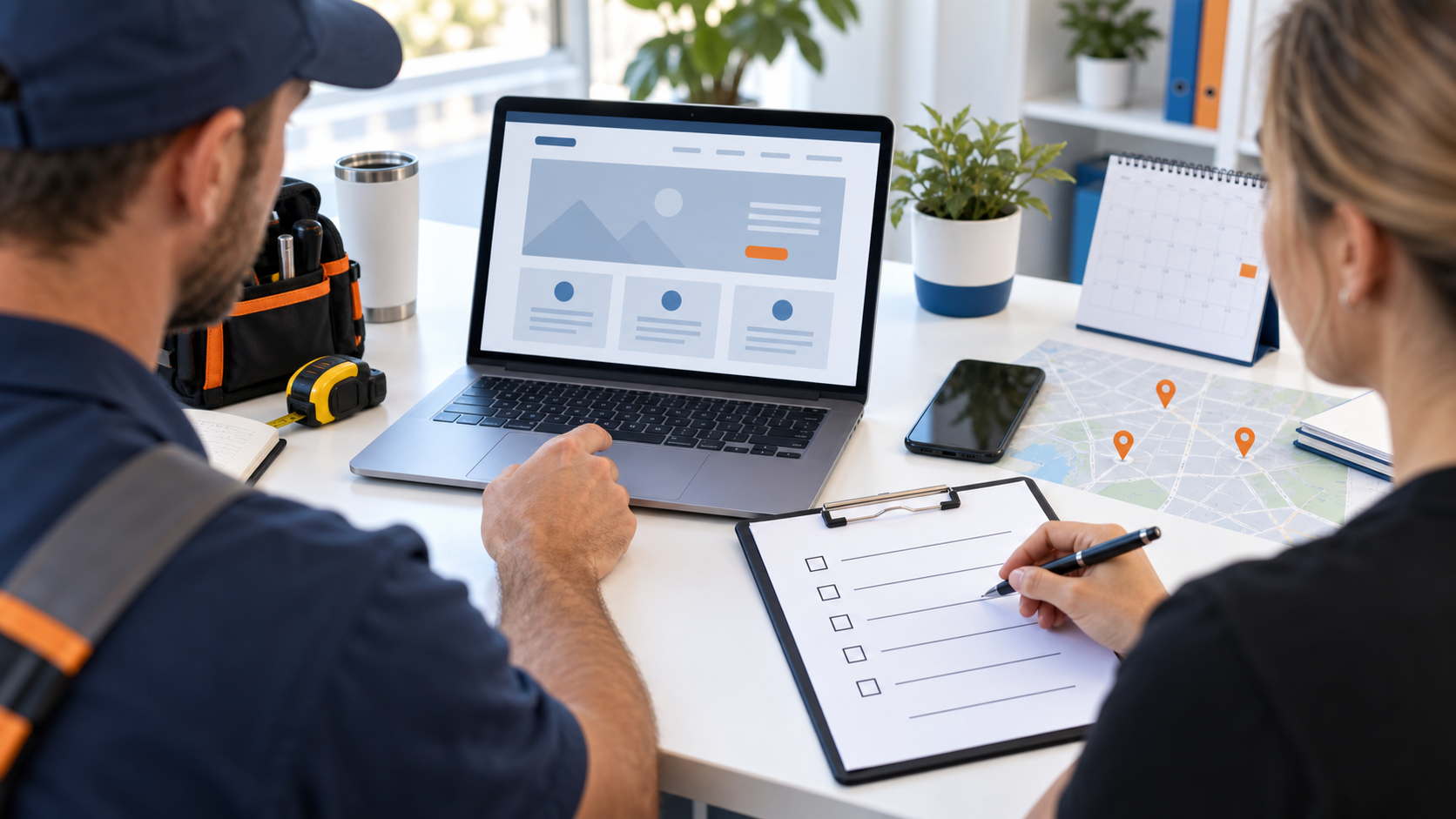 Website strategy checklist for a local service business